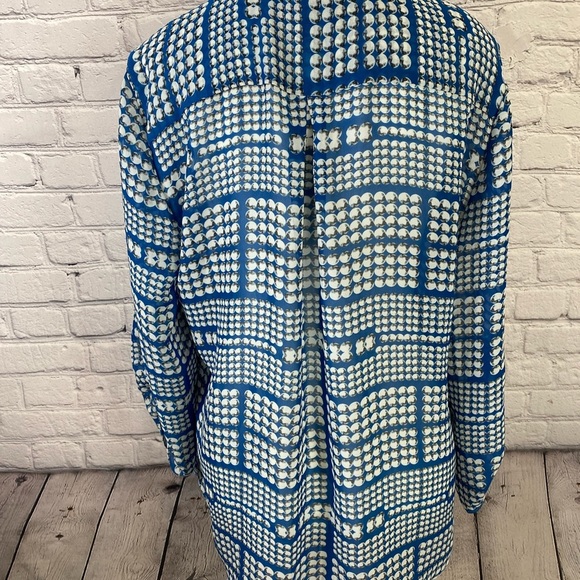 AGB Blouse Long Sleeved Size Large - Picture 6 of 9